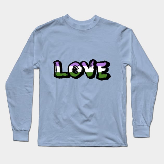 Love Long Sleeve T-Shirt by Cutesplosion